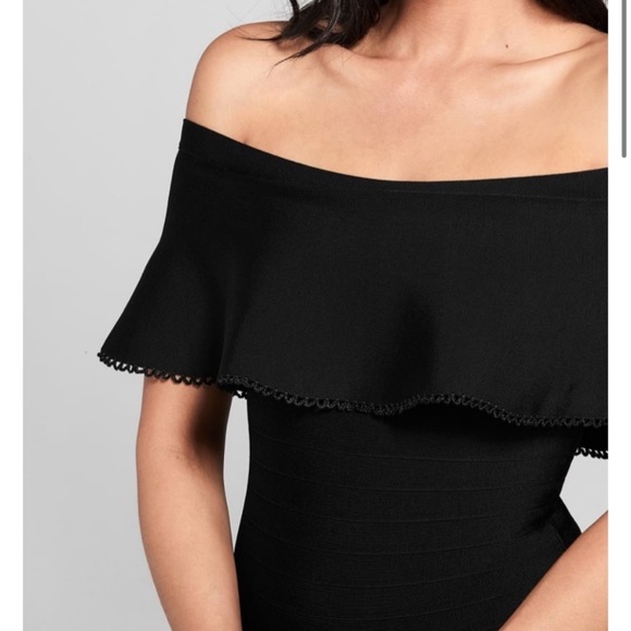 Marciano Black Bandage Dress - Picture 4 of 6